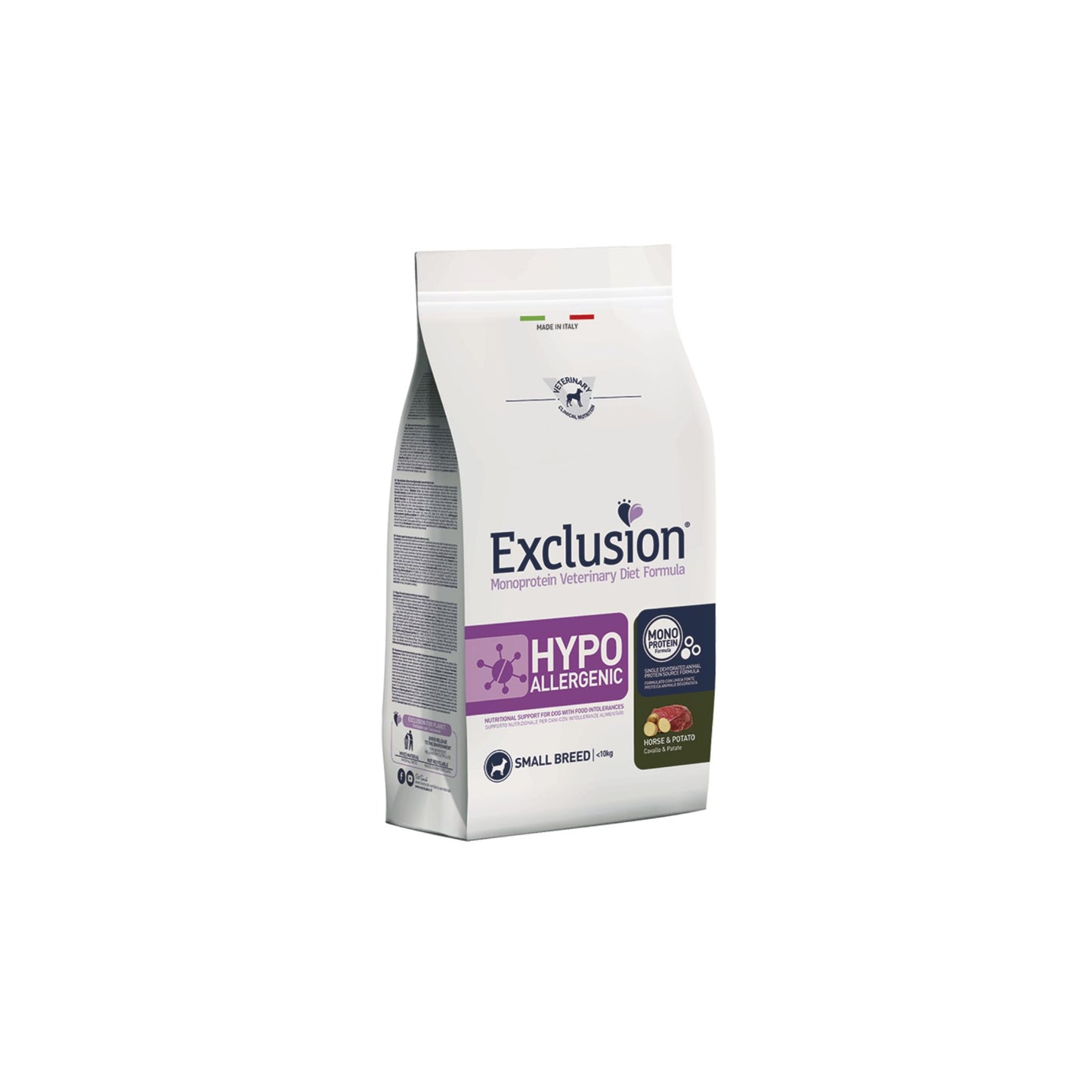 Exclusion Hypoallergenic Cavallo & Patate Small 2 kg