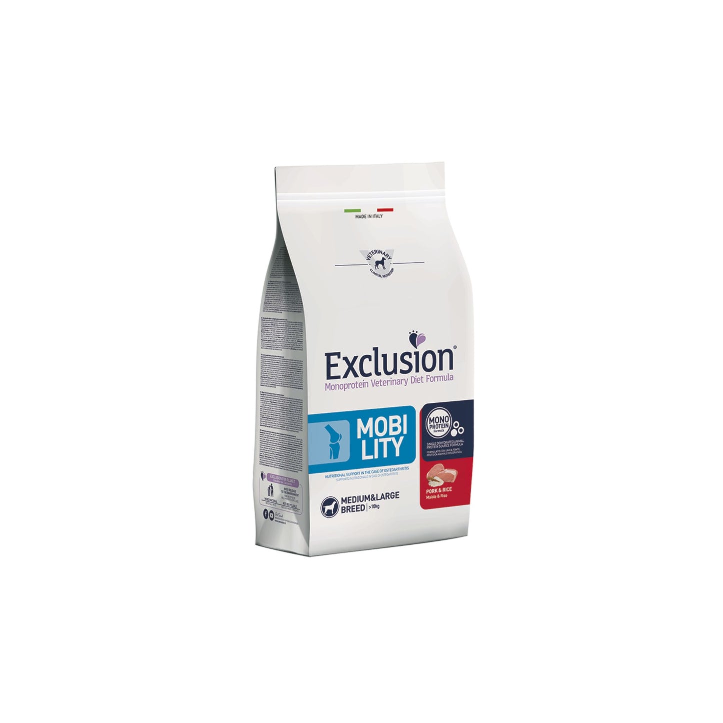 ExclusionI Mobility Maiale e Riso Medium&Large Breed