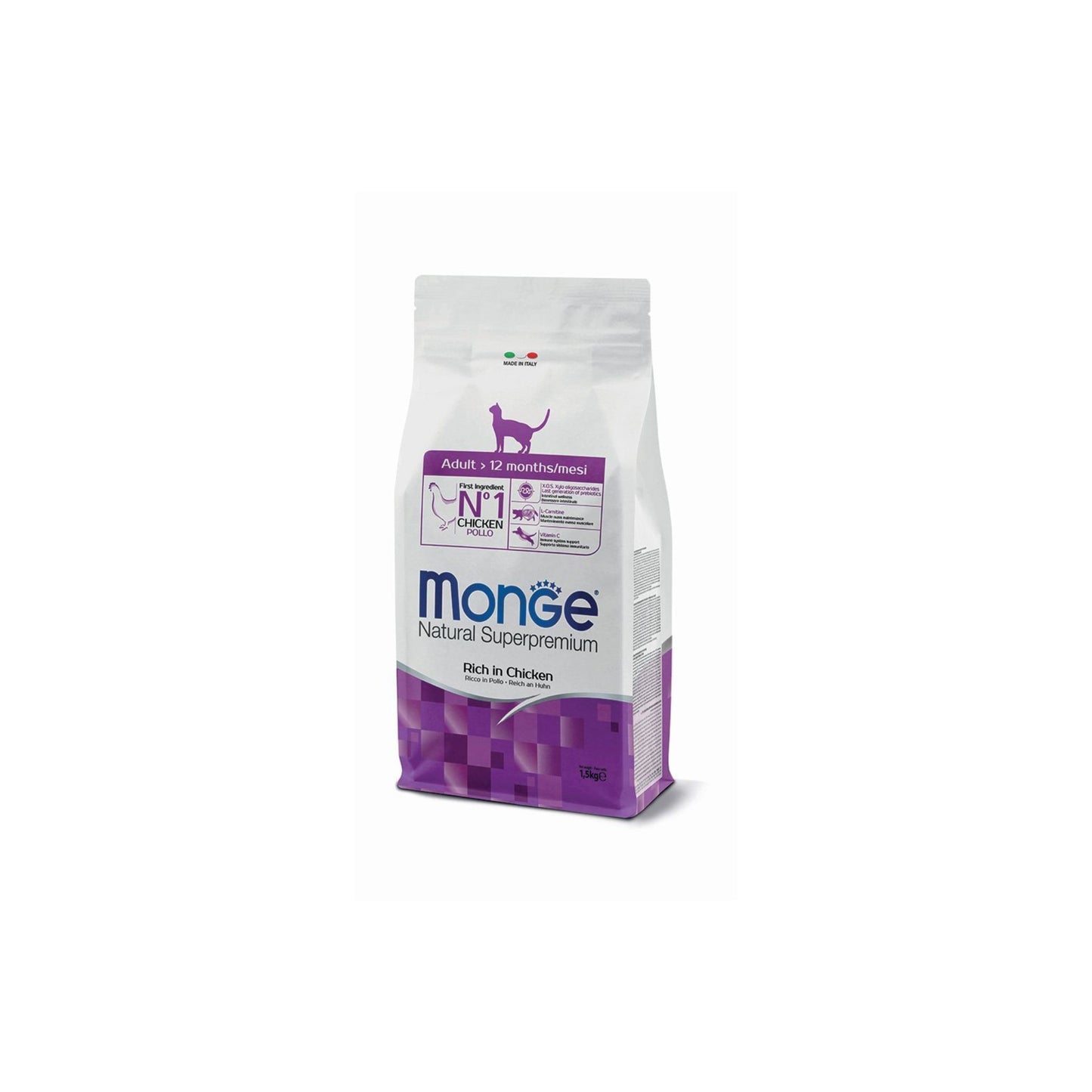 Monge Natural Superpremium Adult Ricco in Pollo