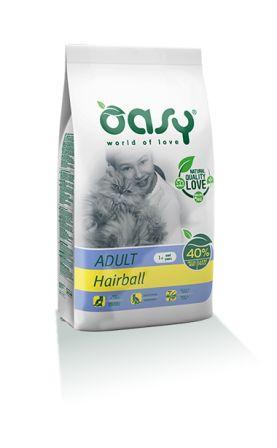 ALIMENTO COMPLETO PER GATTI ADULTI PREDISPOSTI ALLA FORMAZIONE DI BOLI DI PELO.