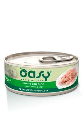 lattina oasy, Tonno con Aloe, cibo umido gatto, specialità naturale, 150 g, gatto