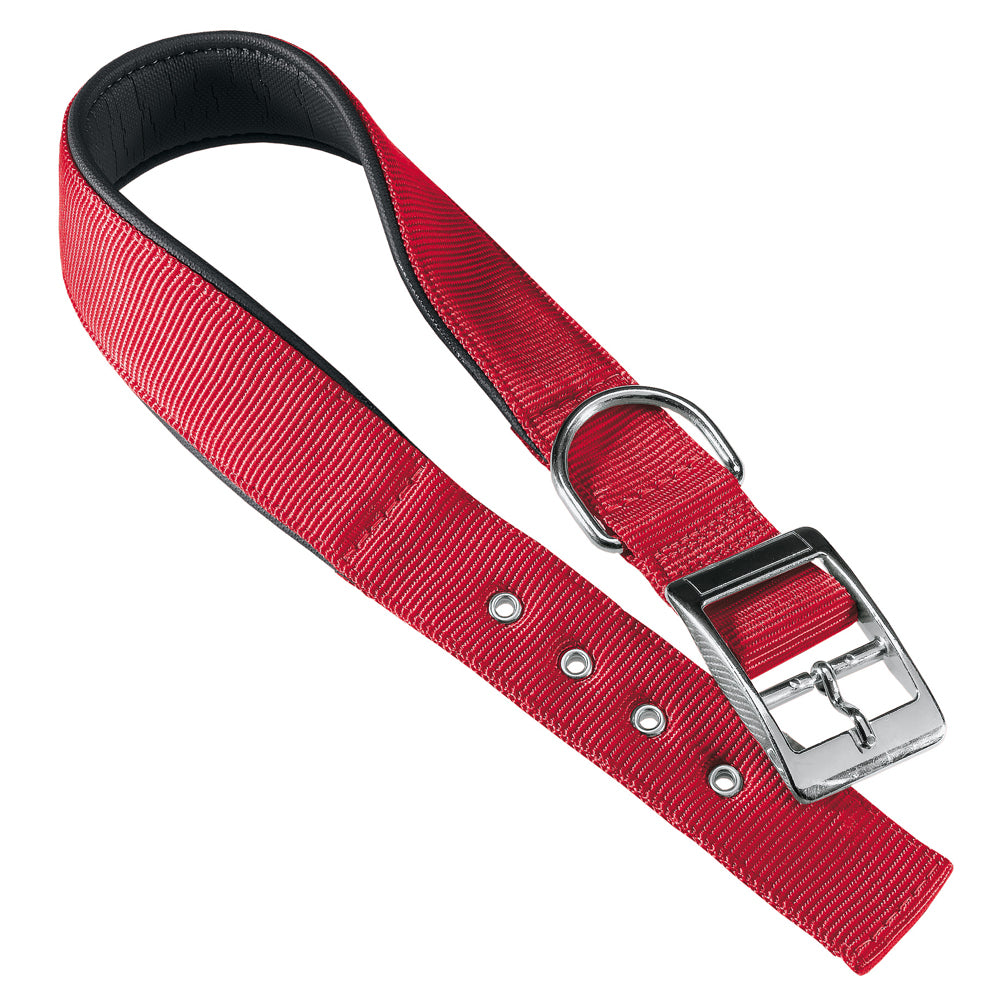 Collare per Cane in Nylon, Colore Rosso, Ferplast
