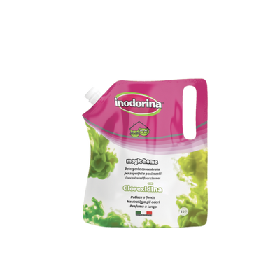 Inodorina Magic Home Detergente Concentrato Per Superfici e Pavimenti Con Clorexidina