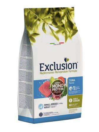EXCLUSION MEDITERANEO MONOPROTEIN NOBLE GRAIN ADULT SMALL TONNO 2 KG