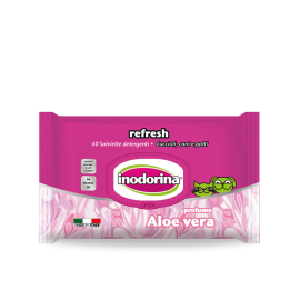 Inodorina 40 SALVIETTE DETERGENTI REFRESH CON ALOE VERA