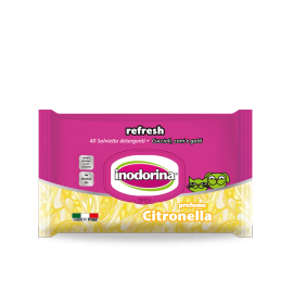 Inodorina 40 SALVIETTE DETERGENTI REFRESH CON CITRONELLA