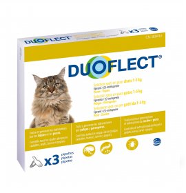 Duoflect antiparassitario spot- on per gatti (3 pipette) da 0,5 a 5 kg