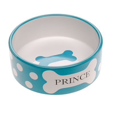 Ciotola in Ceramica Ideale per Cani di Piccola Taglia e per Gatti, può contenere sia cibo che acqua.