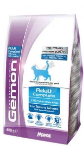 Crocchette preparate con CARNE FRESCA Tonno e Salmone con un basso tenore di magnesio per proteggere la salute dei reni, arricchito con YUCCA SCHIDIGERA, utile per ridurre l'odore delle feci.