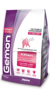 GEMON KITTEN CON POLLO E RISO 1,5 KG