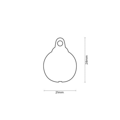 Medaglietta a forma di COCCINELLA