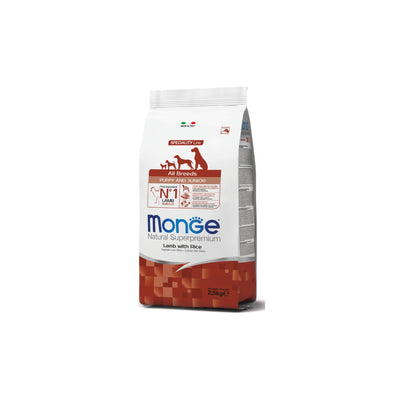 Monge Natural Superpremium All Breeds Puppy & Junior Agnello con Riso
