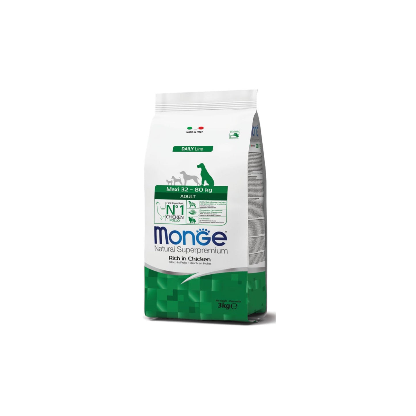 Monge Natural Superpremium Maxi Adult Ricco di Pollo