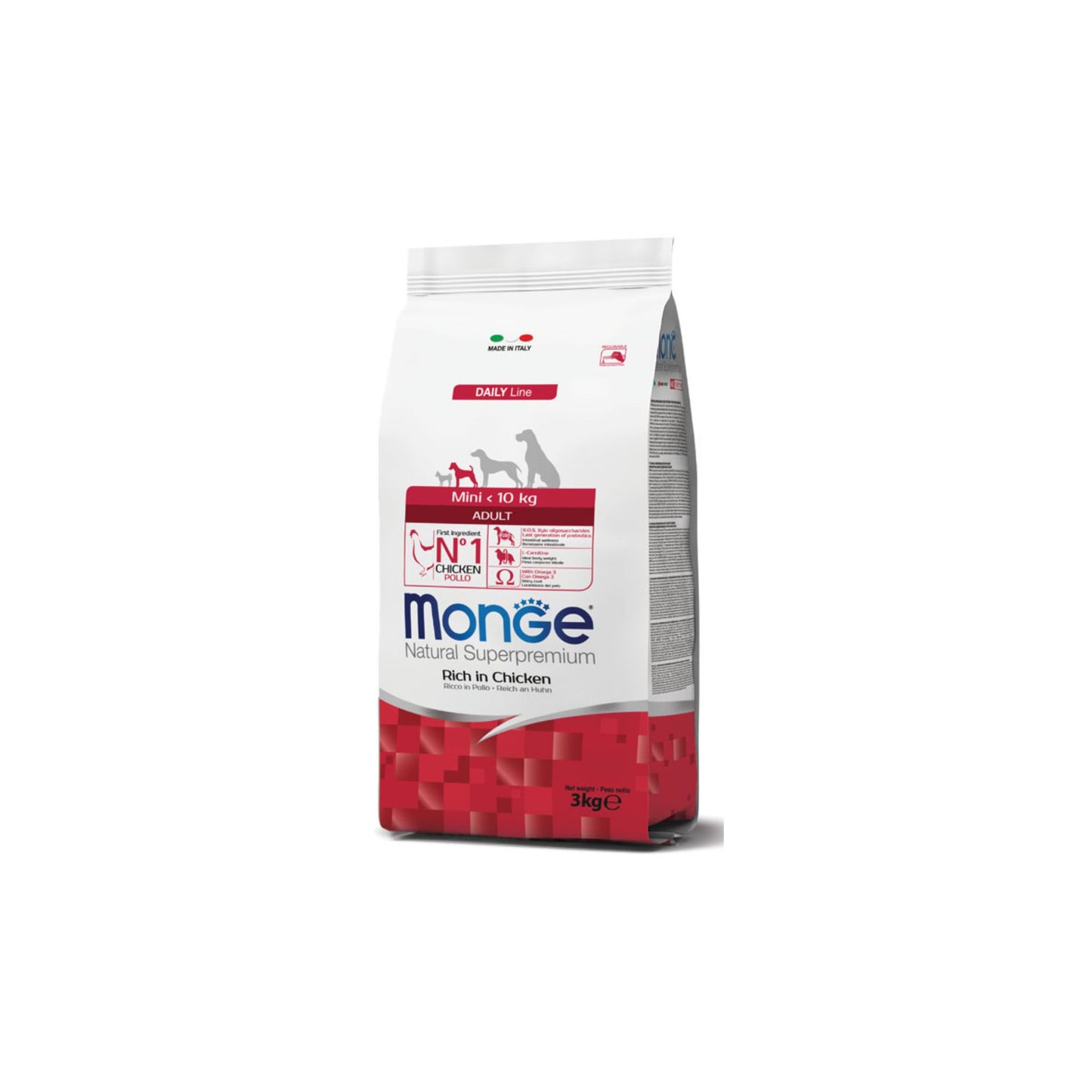Monge Natural Superpremium Mini Adult Ricco in Pollo