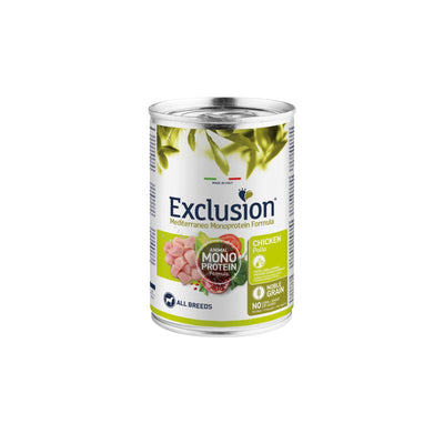 Exclusion Mediterraneo Monoproteico Umido Pollo