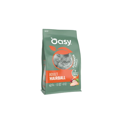 Oasy Superior Formula Adult Hairball Pollo