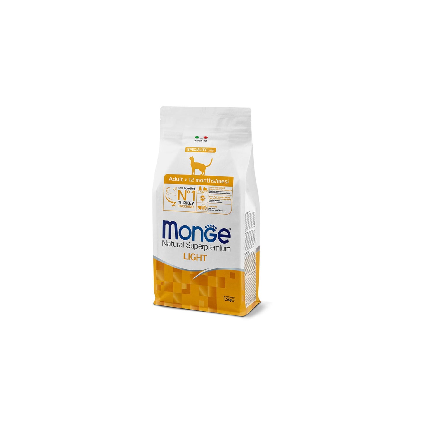 Monge Natural Superpremium Adult – Light Tacchino
