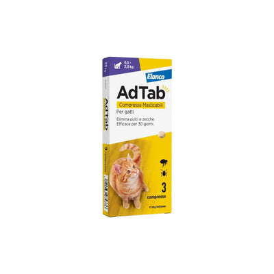AdTab Elanco Compresse masticabili Antiparassitario orale per Gatti
