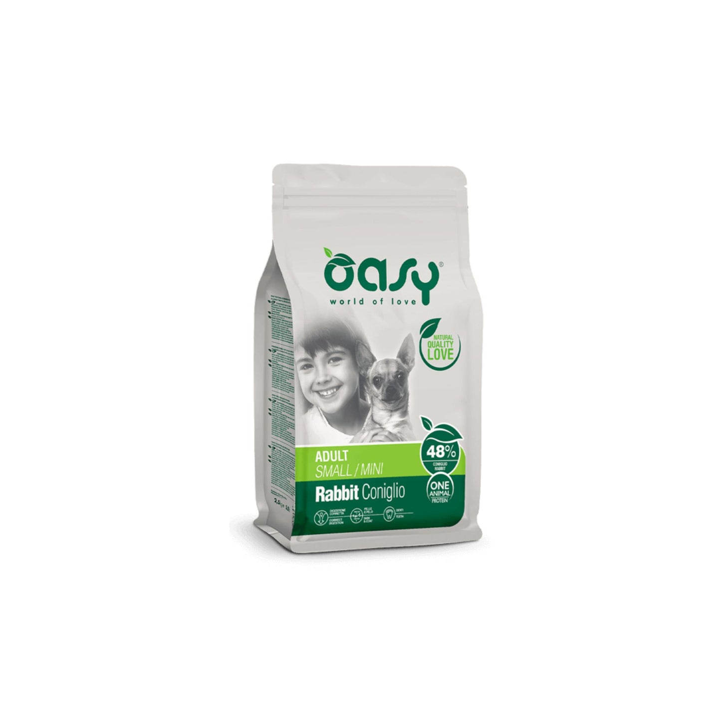 Oasy One Animal Protein Small/Mini Coniglio