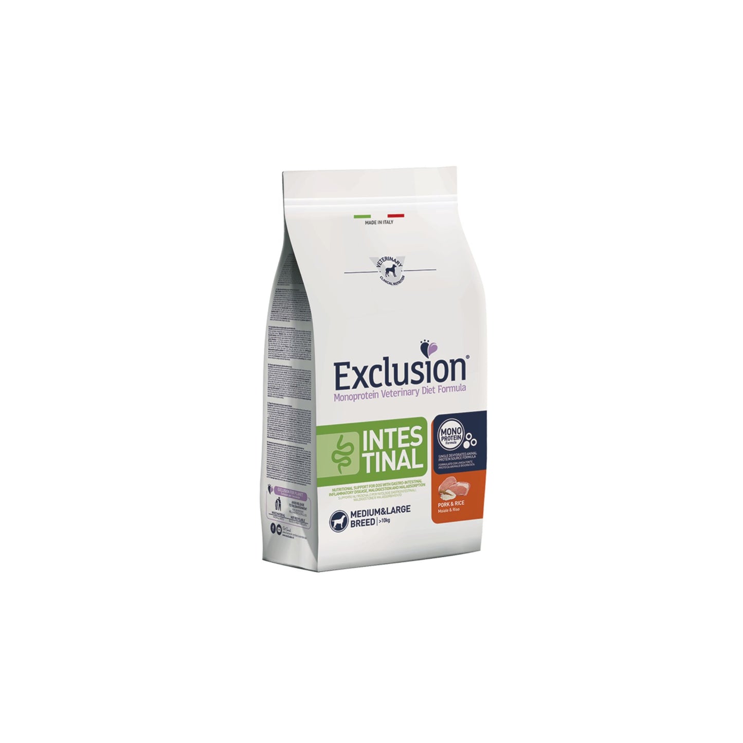 ExclusionI Intestinal Maiale e Riso Medium&Large Breed
