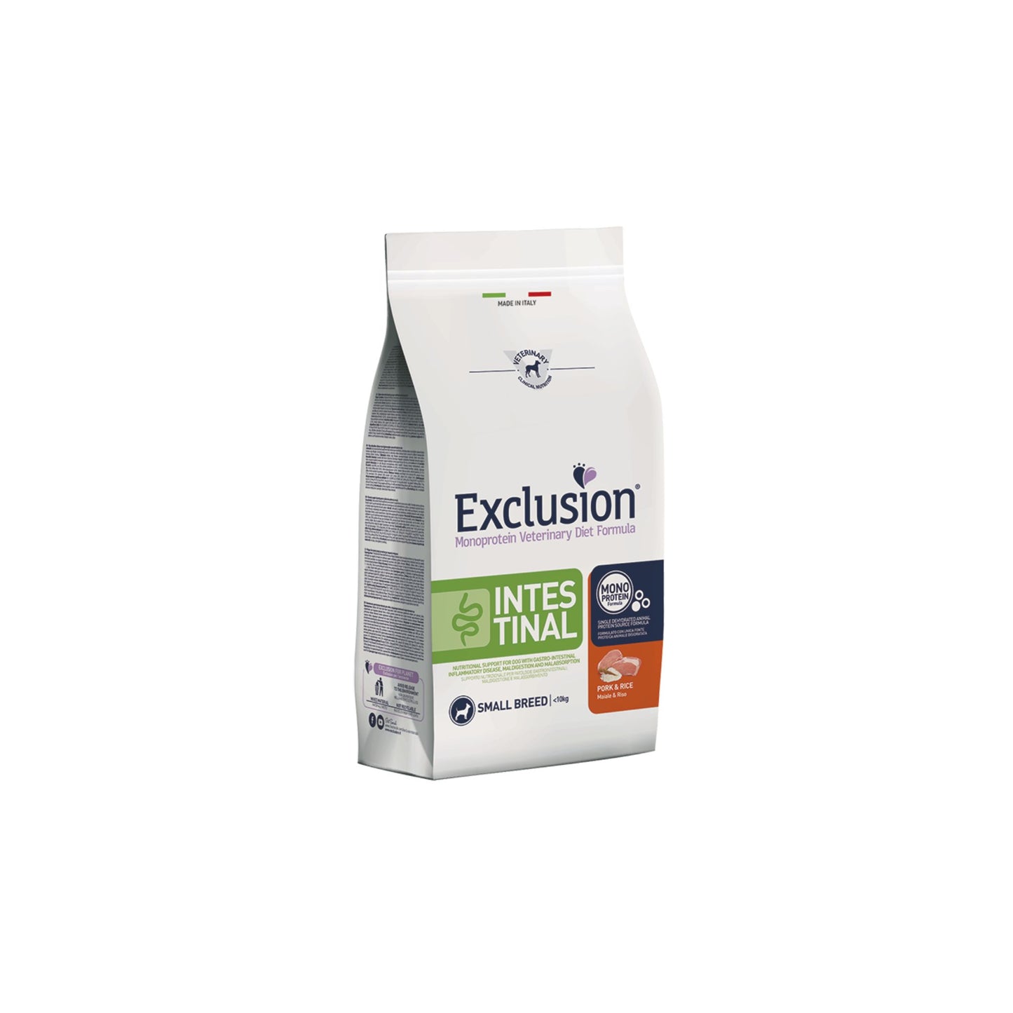 ExclusionI Intestinal Maiale e Riso Small Breed