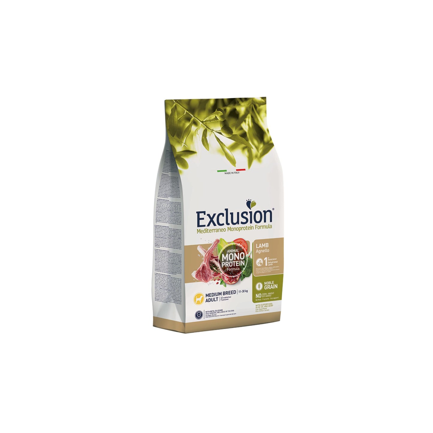 Exclusion Mediterraneo Medium Adult Agnello