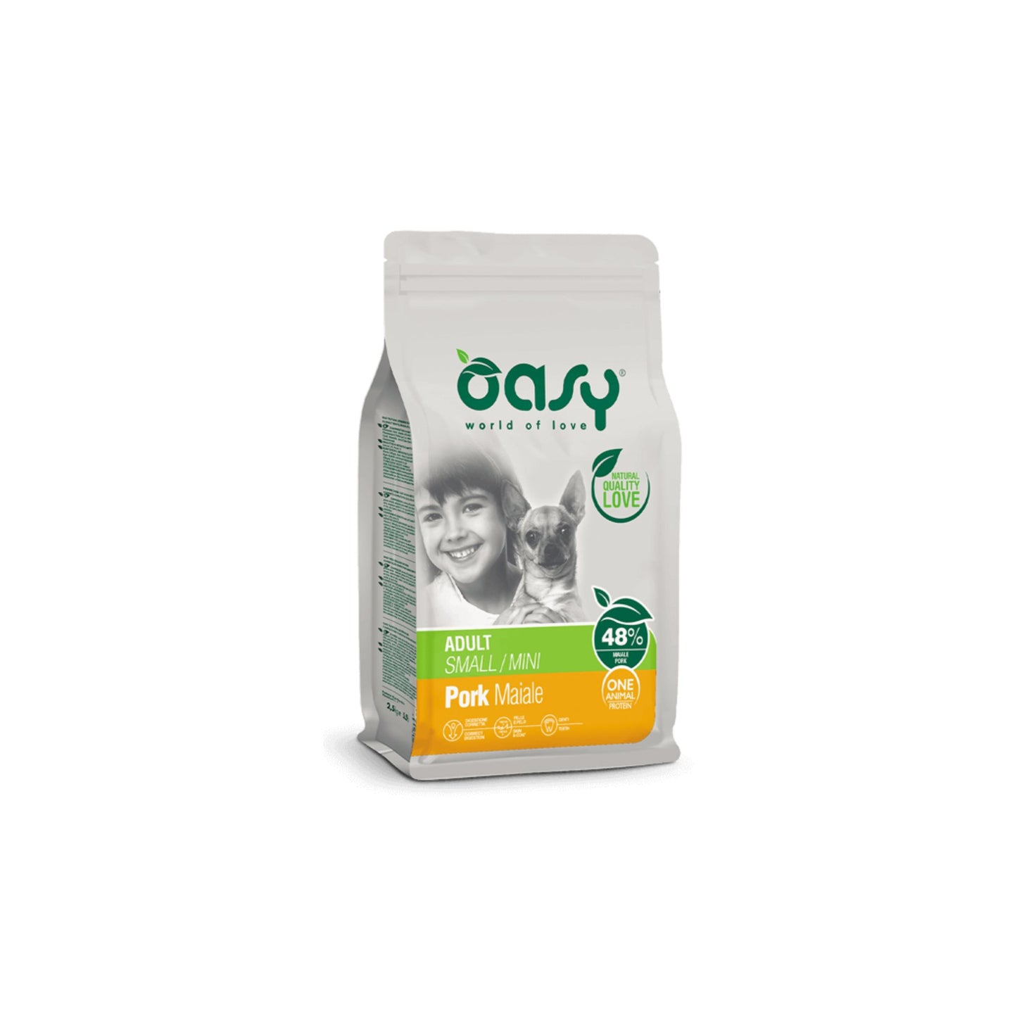 Oasy One Animal Protein Small/Mini Maiale