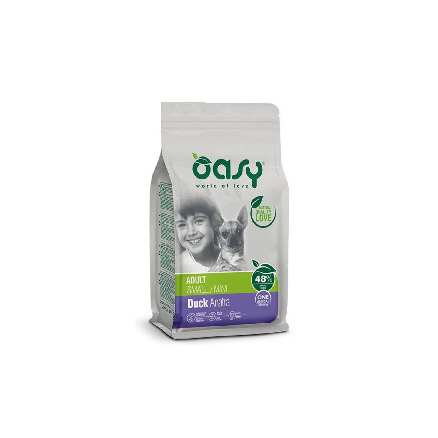 Oasy One Animal Protein Small/Mini Anatra