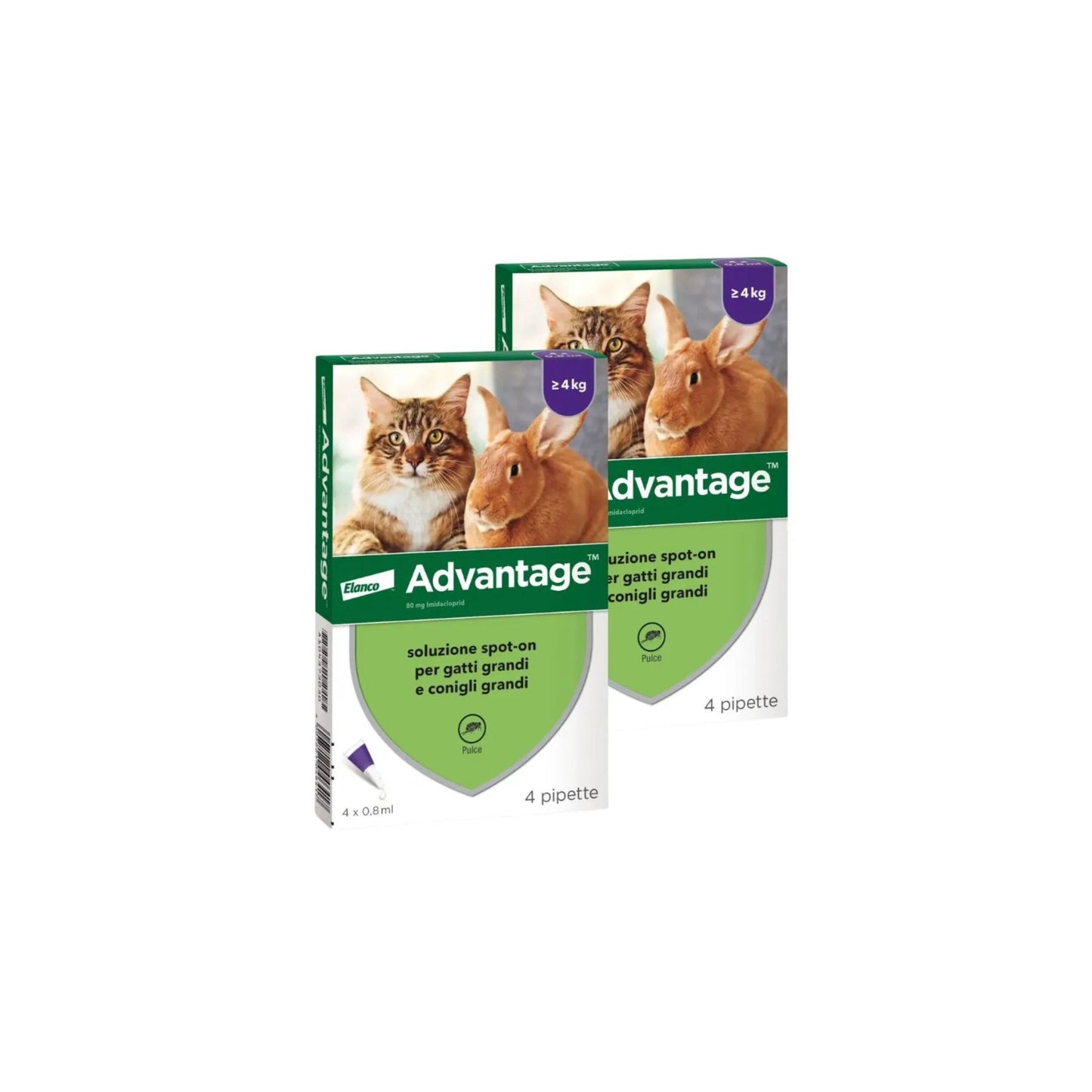 Advantage per gatti e conigli