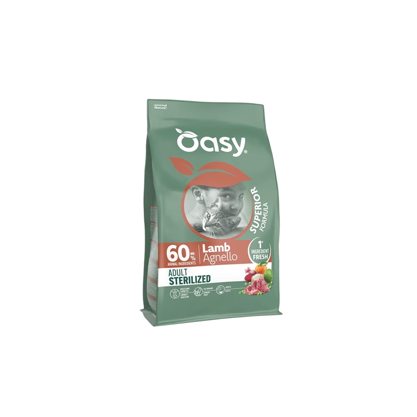 Oasy Superior Formula Adult Sterilized Agnello
