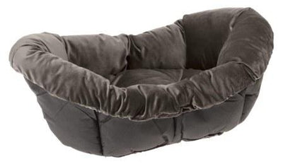 Cuccia in Plastica da interno per Cani o Gatti  con un soffice rivestimento imbottito in velluto.