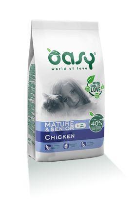 ALIMENTO COMPLETO PER GATTI MATURI E ANZIANI. CIBO SECCO  PER GATTI, CROCCHETTE OASY, 1.5 KG
