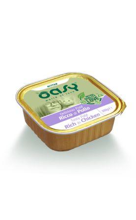 cibo umido per gatto, patè in vaschetta, pollo, salmone, manzo, tacchino, kitten, senior & mature