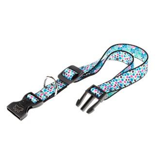 Collare in Nylon per Cani di Piccola e Grande taglia, presente in varie misure, questo collare è regolabile grazie alla presenza della fibbia a scorrimento.