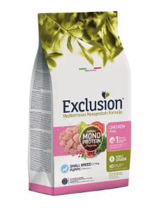 EXCLUSION MEDITERANEO MONOPROTEIN NOBLE GRAIN PUPPY SMALL POLLO 2 KG