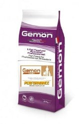 Crocchette, mangime per cane, gemon performance, 20 kg, per allevatori, croccantini, cane grande taglia 