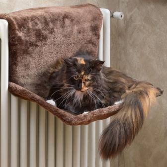 Amaca per gatti in morbido peluche della Ferplast