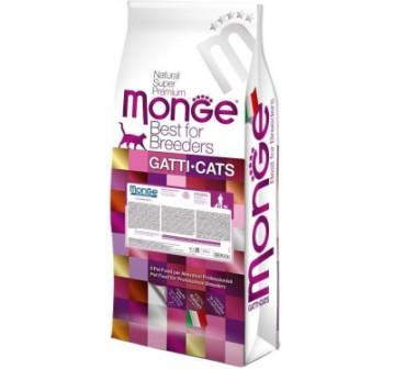cibo secco per gatti, crocchette, croccantini della monge natural superpremium, per gatti sterilizzati, monoproteina, pollo 10 kg, Pet food
