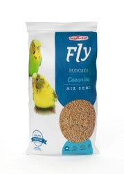 Una miscela di 5 semi (miglio, scagliola, miglio rosso, avena decorticata, canapuccia ) per offrire un'alimentazione di qualità alle cocorite. Confezione di 1 kg