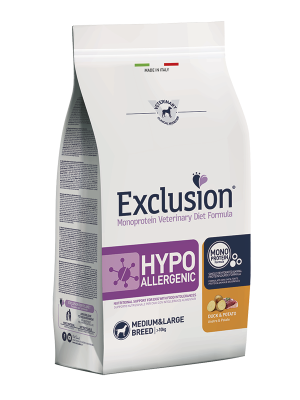 Exclusion Hypoallergenic Anatra e Patate Medium e Large 2 kg