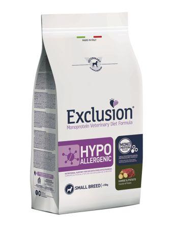 Exclusion Ipoallergenico Cavallo e Piselli Small 2 kg