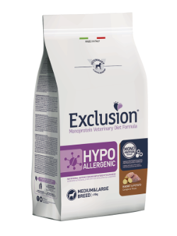 Exclusion Hypoallergenic Medium Breed Coniglio e Patate