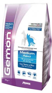 Gemon Medium con Tonno e Riso 15 kg per cane adult