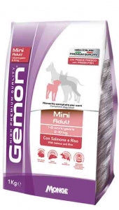 Cibo secco per cani di piccola taglia, della minge Natural Superpremium, Arricchito con Salmone e Pollo, confez da 1 kg  