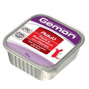 Il Paté con Manzo Adult è un alimento completo per gatti adulti di età superiore ai 12 mesi.  100 g di vaschetta per il tuo amico peloso, sfizioso alimento da leccarsi i baffi.