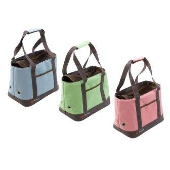 Borsa in nylon idrorepellente per il trasporto di gatti e cani di piccola taglia. Diversi colori.