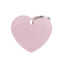 Medaglietta Grande a forma di Cuore Basic Rosa in Alluminio