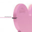 Medaglietta Grande a forma di Cuore Basic Rosa in Alluminio