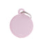 Medaglietta Cerchio Basic Grande in Alluminio Rosa