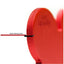 Medaglietta Grande a forma di Cuore Basic Rossa in Alluminio
